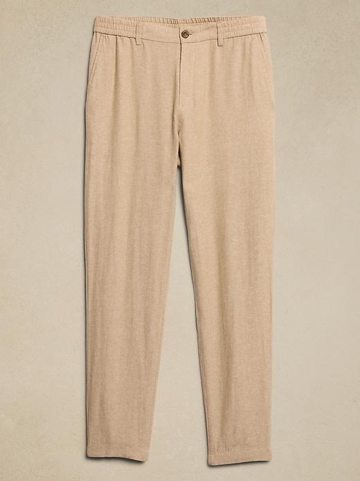 Athletic-Fit Linen-Blend Pant Product Image