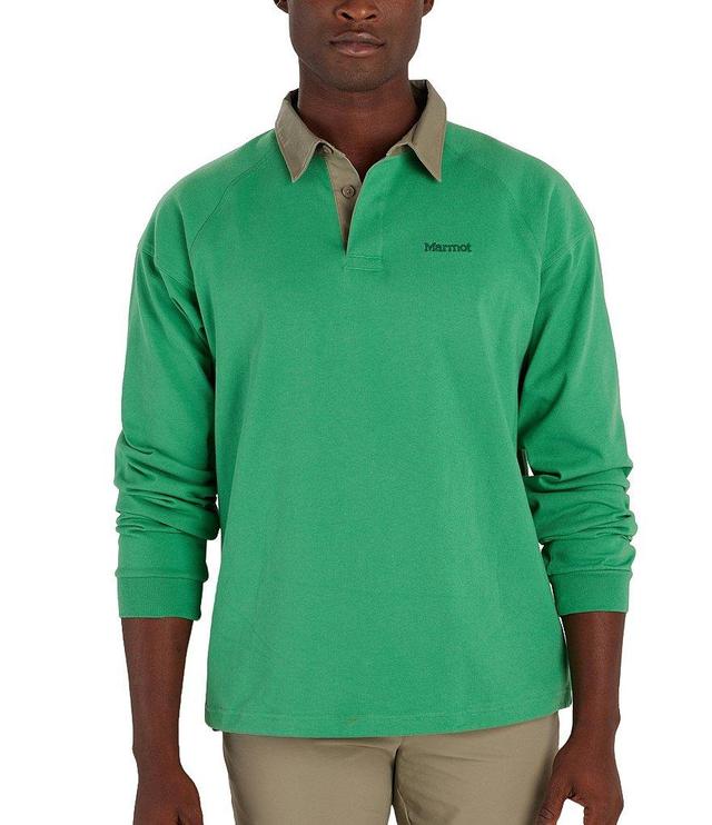 Marmot Mountain Works Rugby Long Sleeve Polo Shirt Product Image