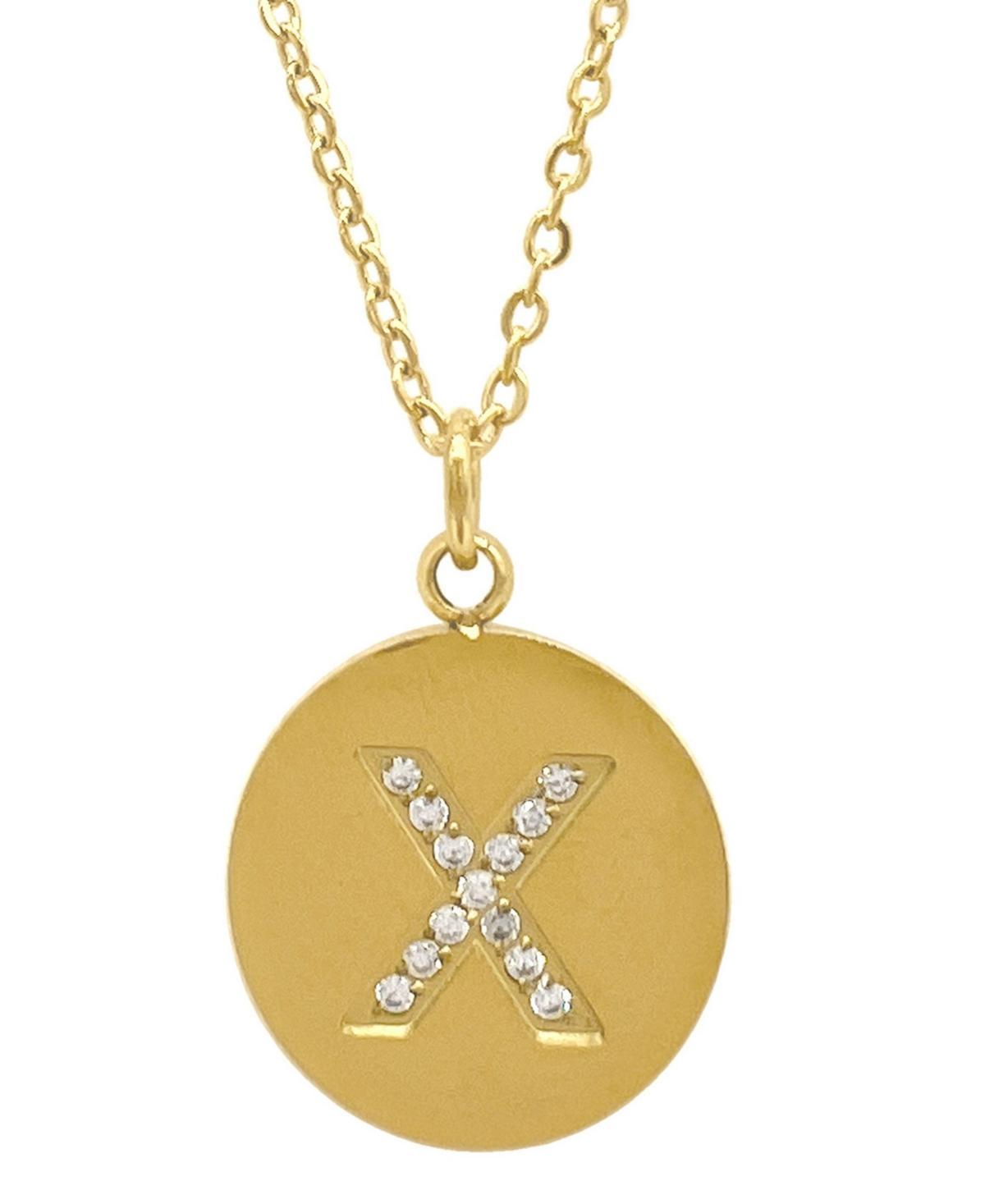 brook & york Madeline 14K Gold Plated Initial Pendant Product Image