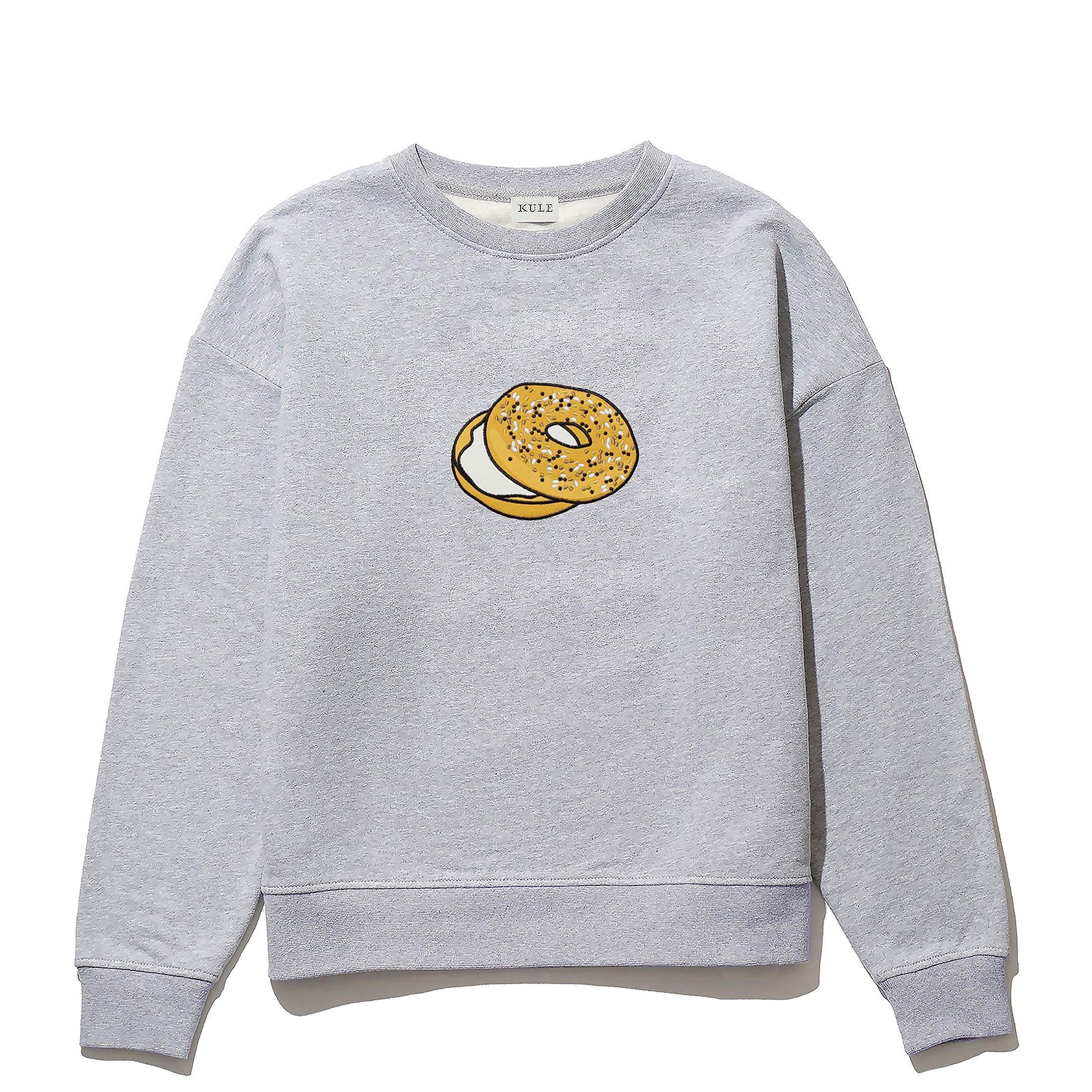 The Oversized Bagel Sweatshirt - Heather Grey Female Product Image