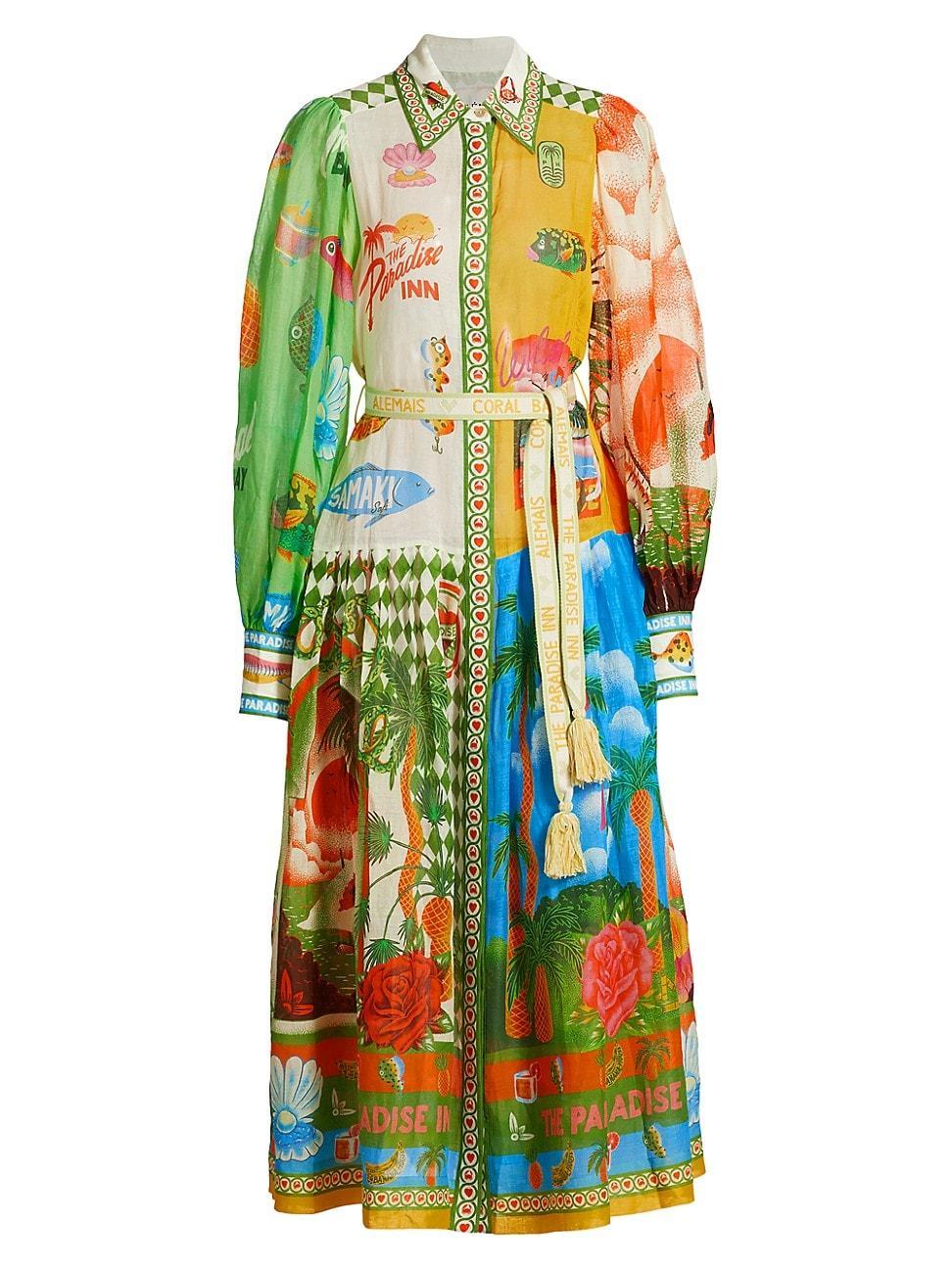 Womens Paradiso Linen Shirtdress Product Image