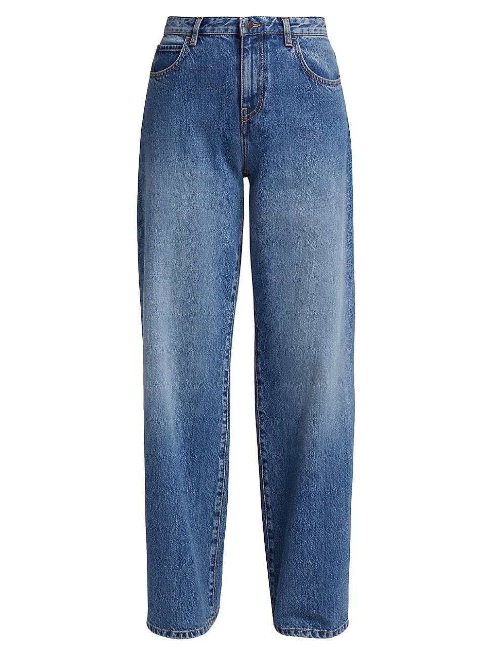 Eglitta Straight-Leg Denim Pants Product Image