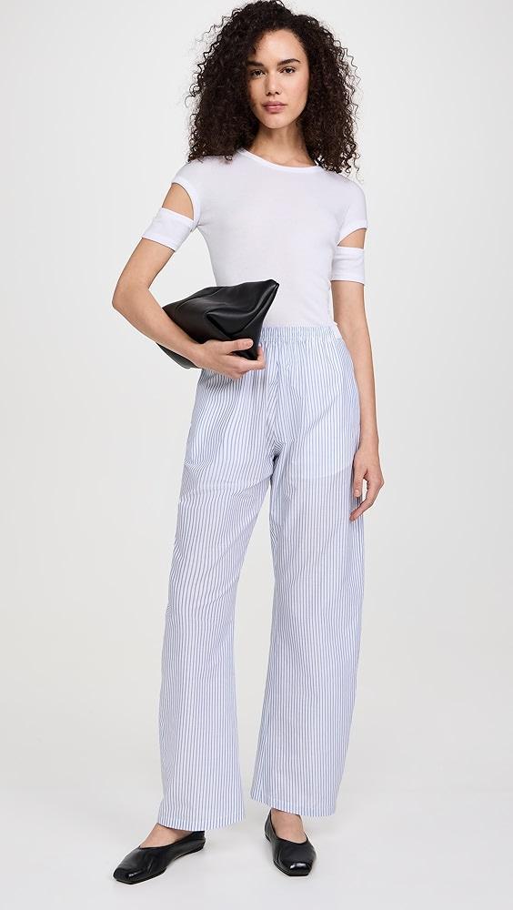 MM6 Maison Margiela Striped Cotton Poplin Pants | Shopbop Product Image