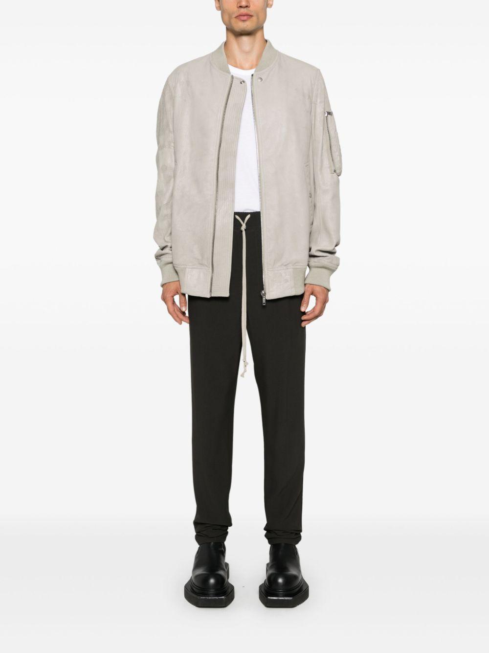 Classic Flight Jacket In Beige Product Image