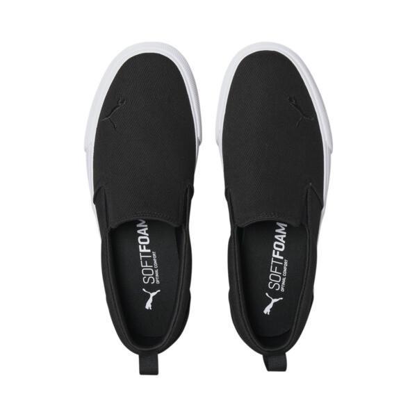 PUMA Bari Slip-On Comfort Women's Shoes in Black/Team Gold Product Image