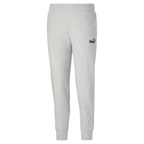 PUMA Essentials Women's Sweatpants in Light Grey Heather/Black, Size XL Product Image