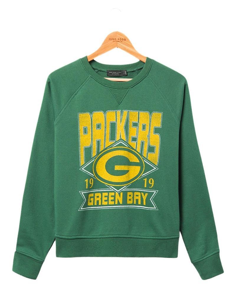 Junk Food Clothing Womens Nfl Green Bay Packers Overtime Crew Product Image