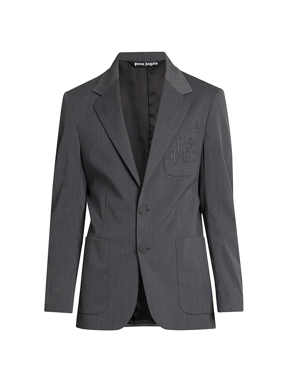 Mens Monogram Pocket Wool-Blend Blazer Product Image