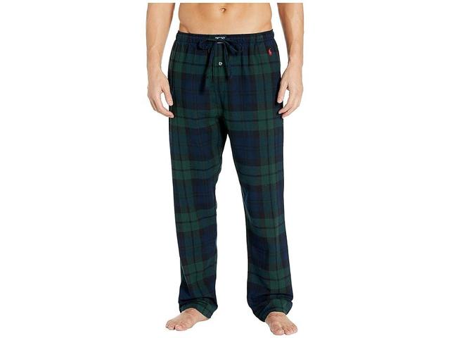 Polo Ralph Lauren Black Watch Plaid Flannel Pajama Pants Product Image