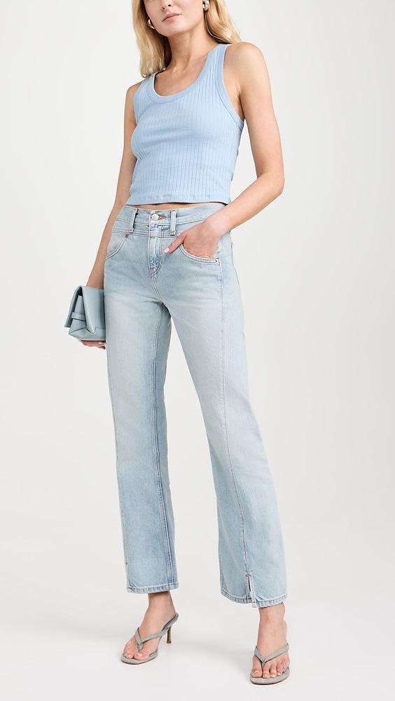 RE/DONE Mid Rise Kick Flare Jeans | Shopbop Product Image