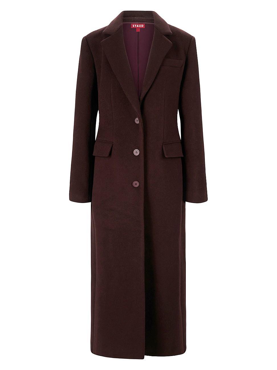 Womens Sanza Wool-Blend Coat Product Image