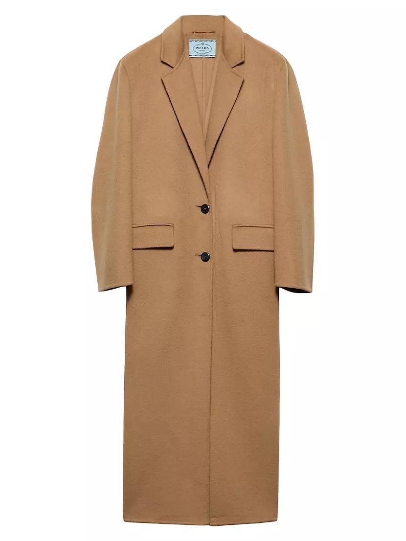 Single-Breasted Cashgora Coat Product Image