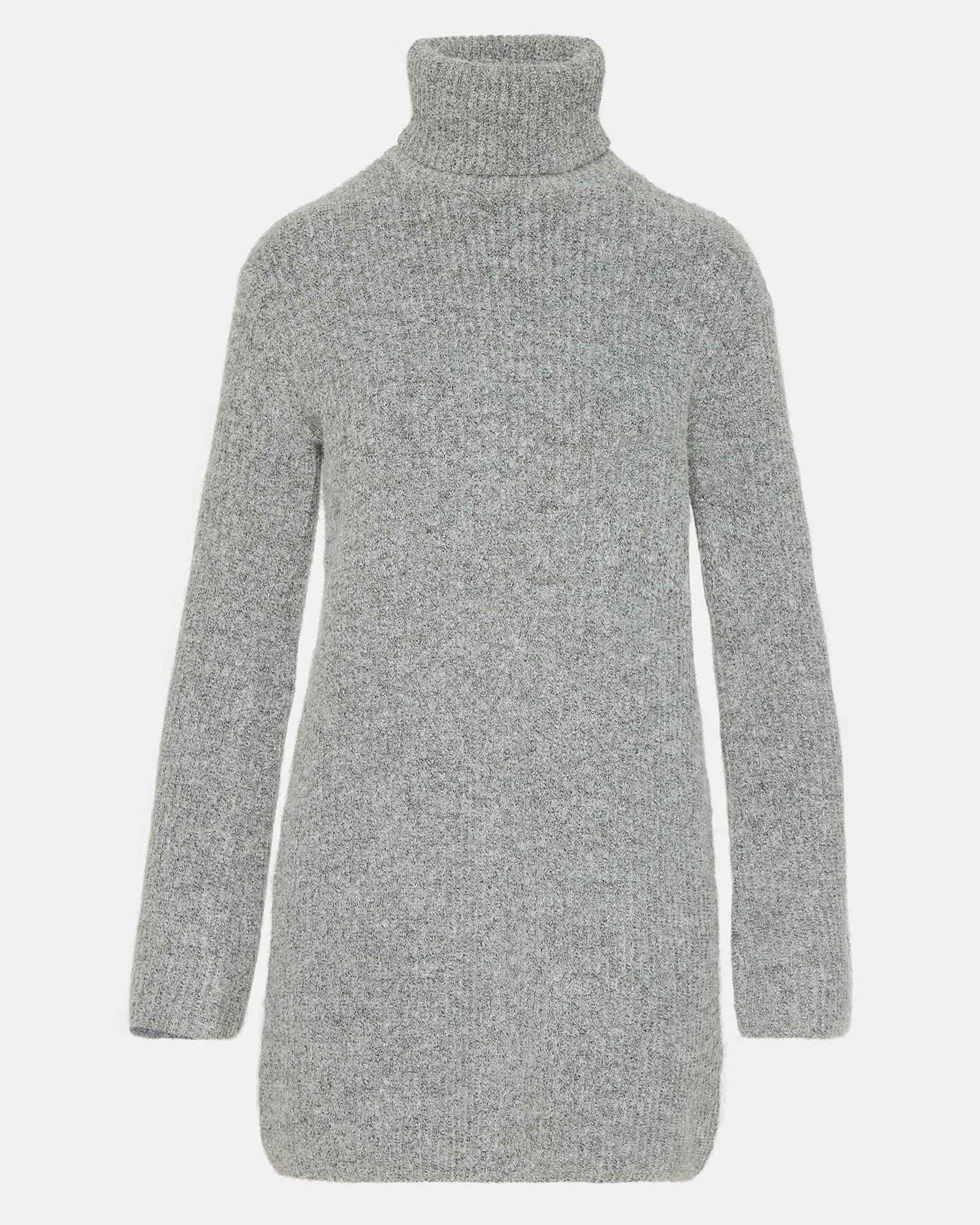 ABBIE SWEATER DRESS GREY Female Product Image