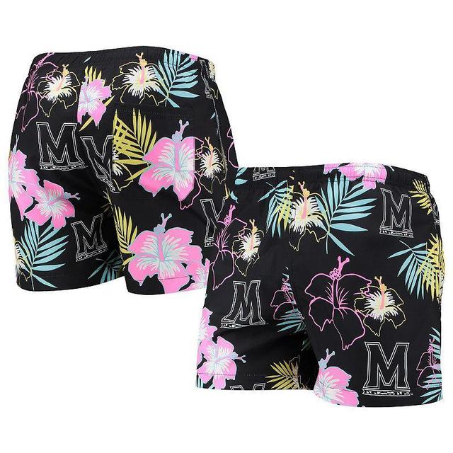 Mens FOCO Maryland Terrapins Neon Floral Swim Trunks Product Image