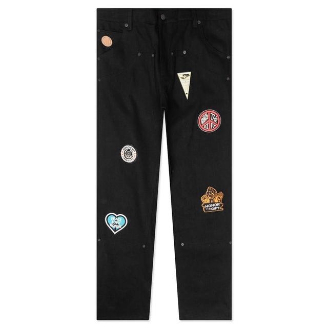 Patch Carpenter Pant - Black Male Product Image