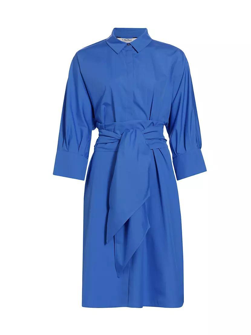 Tabata Belted Cotton Shift Dress Product Image