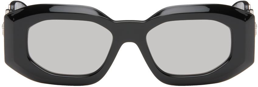 VERSACE Black Maxi Medusa Biggie Sunglasses In 54226g Product Image