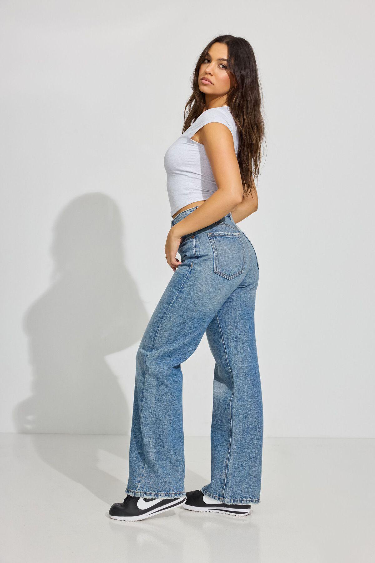 Wide Leg Jean - Rachel Blue Product Image