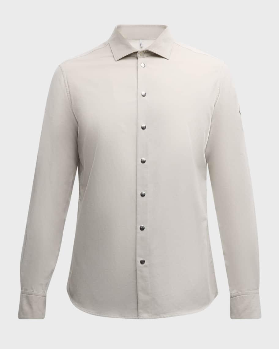 Men's Corduroy Embossed Logo Shirt Product Image