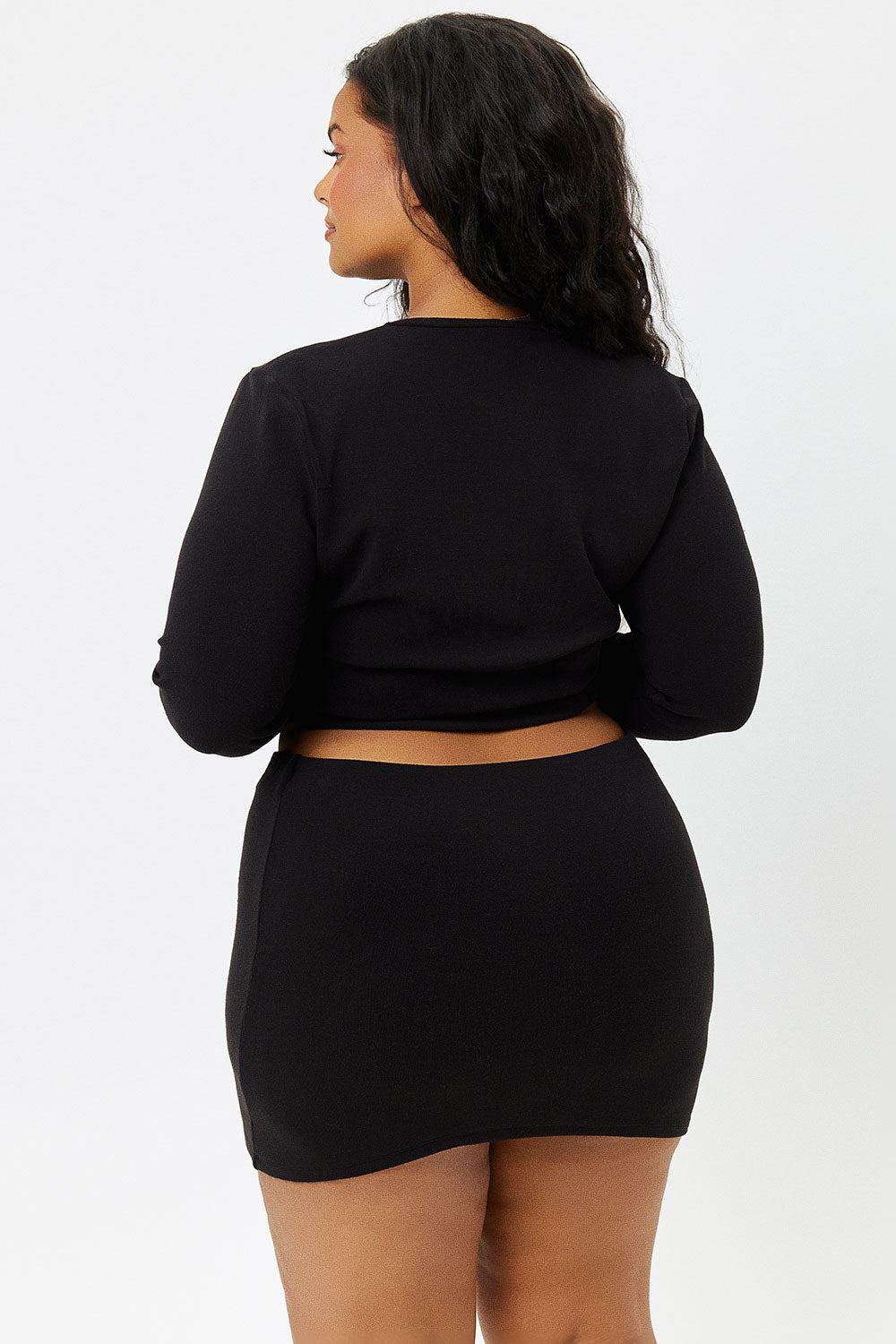 Windward Terry Skirt - Black Product Image