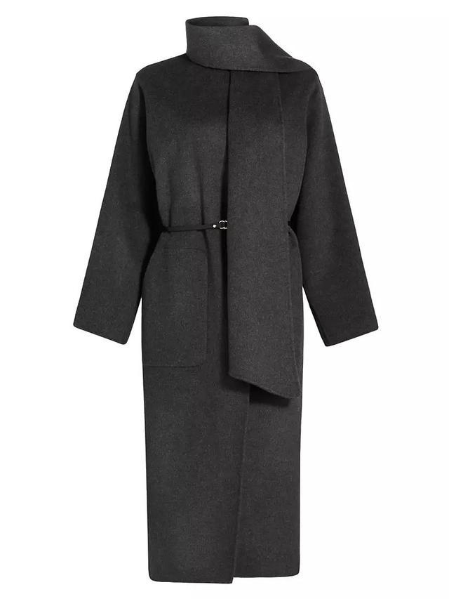 Victoria Shawl Collar Maxi Wool Coat Product Image