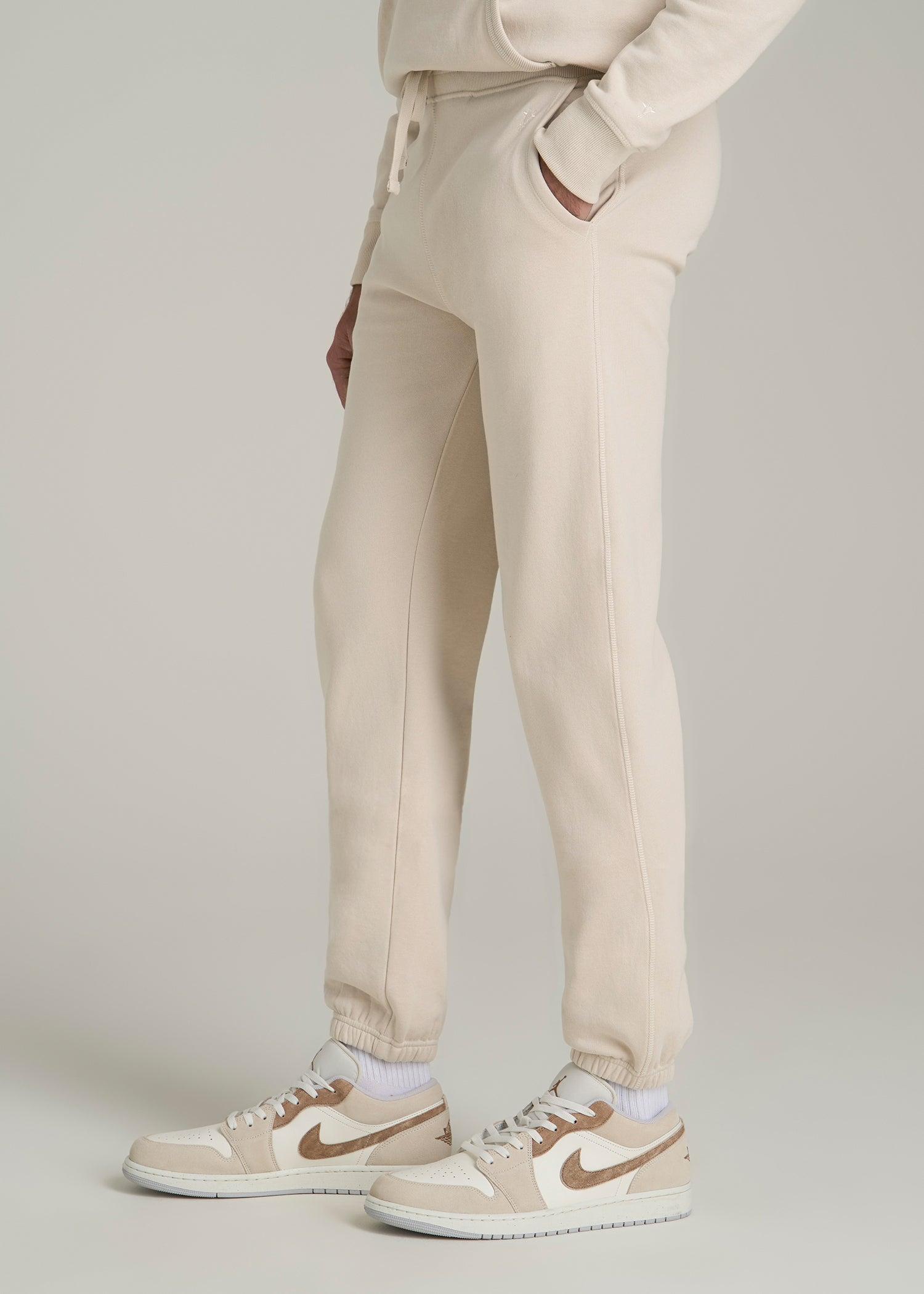 Wearever 2.0 Fleece Sweatpants for Tall Men in Light Stone Product Image