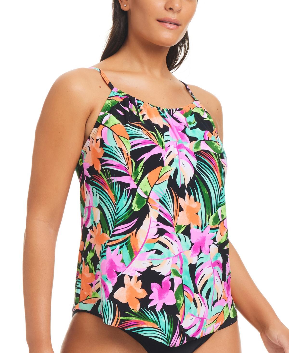 Beyond Control Womens Bora Bora Bay High-Neck Tankini Top Product Image