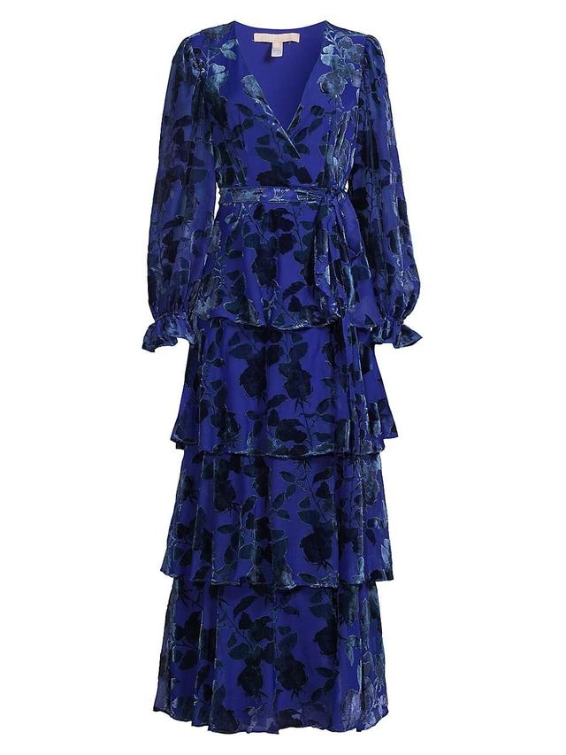 Womens Bardot Floral Tie-Waist Maxi Dress Product Image