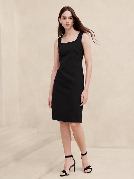 Double-Weave Sheath Dress Product Image