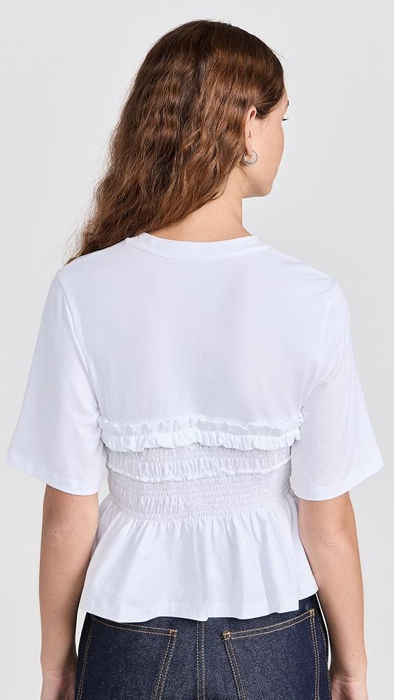 Cecilie Bahnsen Vilde T-Shirt Jersey White | Shopbop Product Image