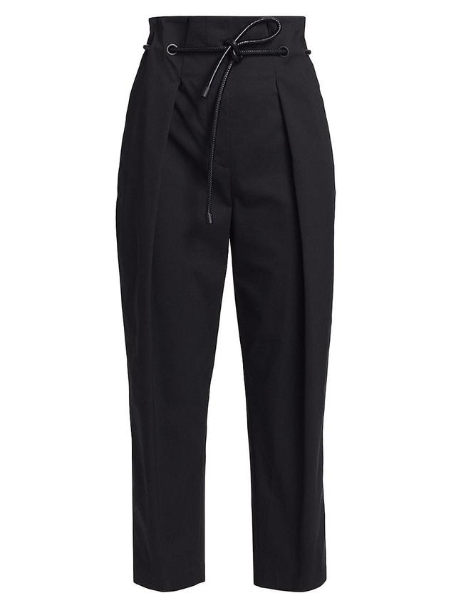 Womens Orgami Belted Straight-Leg Trousers Product Image