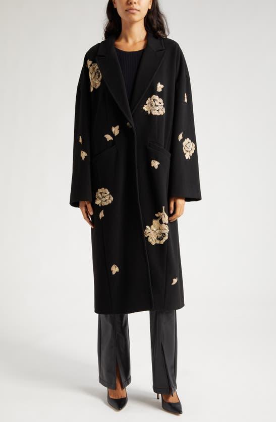 Crystal Ivy Gravis Coat In Black Product Image