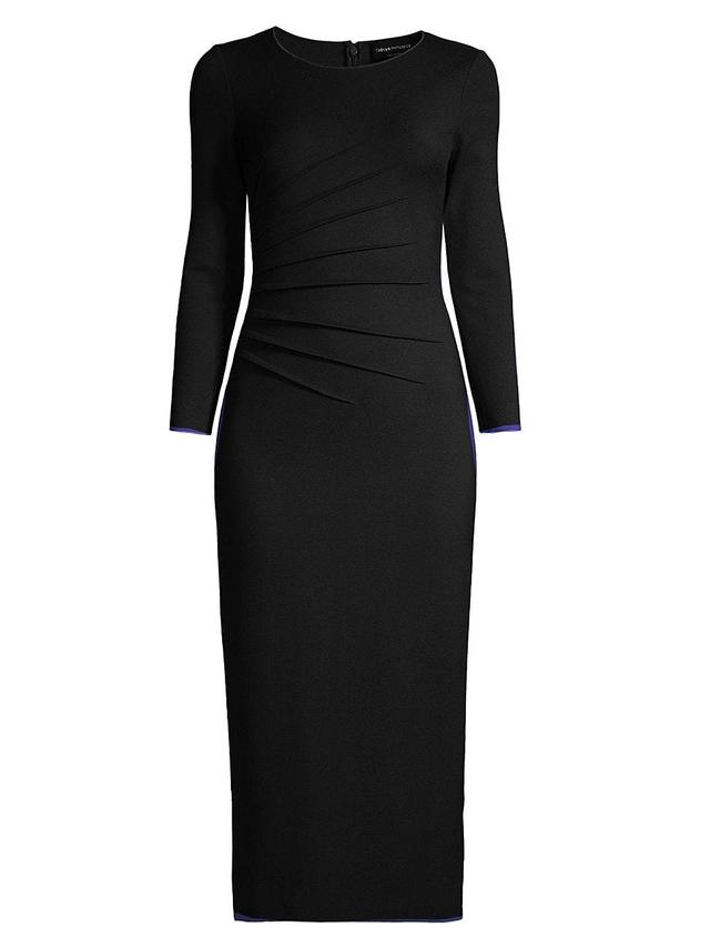 Womens Long-Sleeve Milano Jersey Midi-Dress Product Image