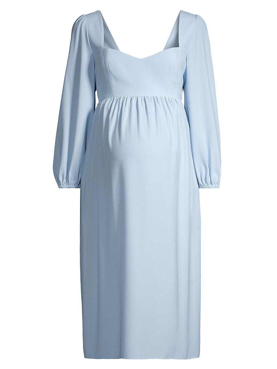 Womens Sophie Long-Sleeve Maternity Midi-Dress Product Image