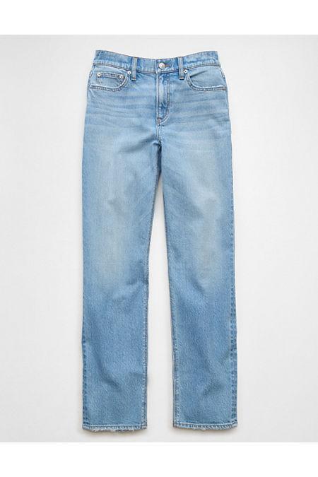 AE Stretch Super High-Waisted Straight Jean Women's product image