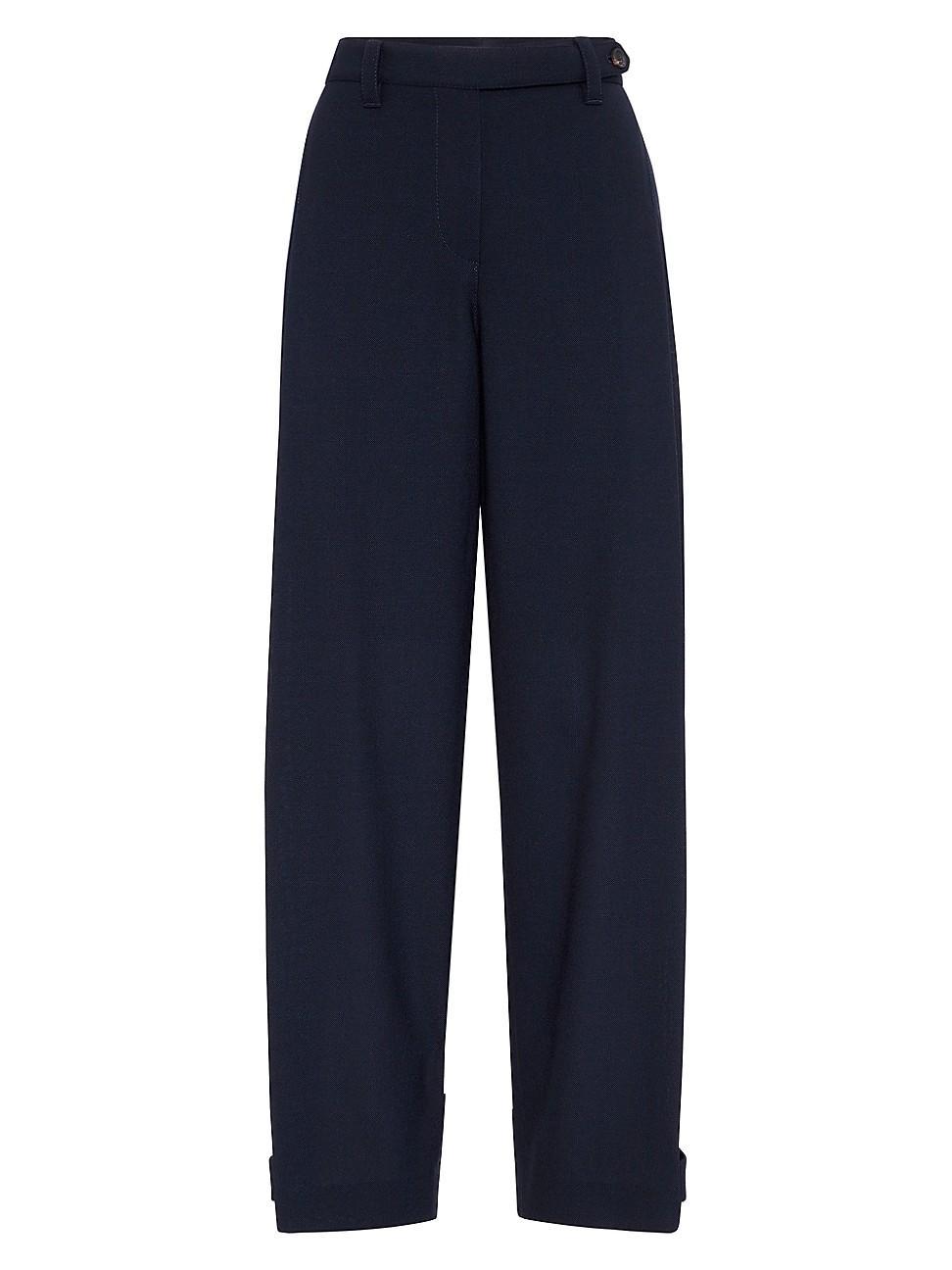 Womens Virgin Wool Panama Sartorial Trousers Product Image