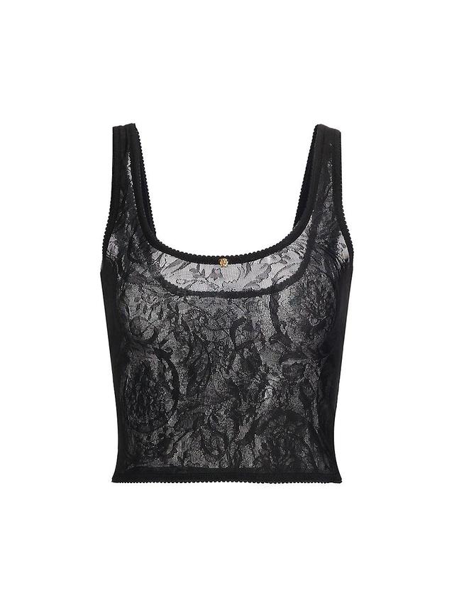 Womens Baroque Lace Tank Product Image