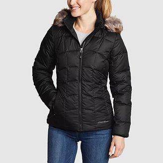 Women's Classic Down Hooded Jacket Product Image