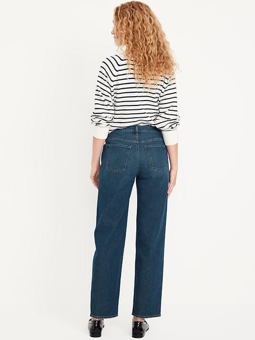 Mid-Rise Boyfriend Ankle Jeans Product Image