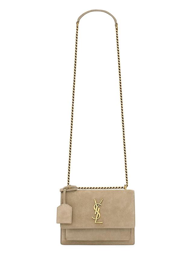 Womens Sunset Small Crossbody Bag In Suede Product Image