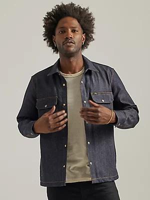 Men's Lee 101 Peace Denim Overshirt | Men's Tops | Lee® Product Image