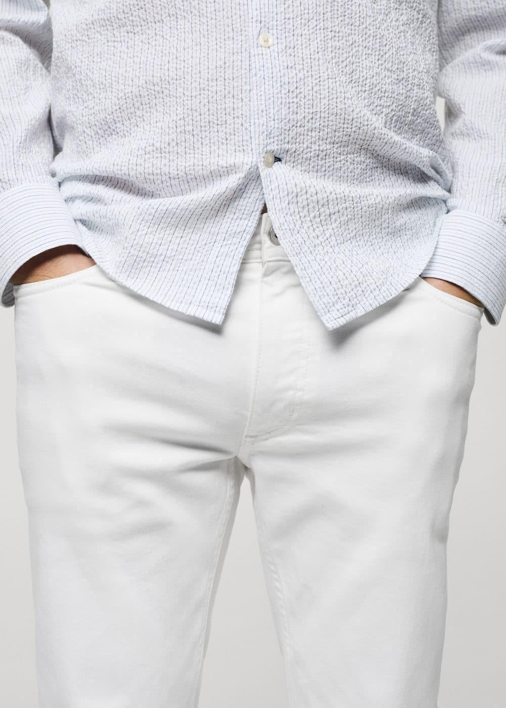 MANGO MAN - Jan slim-fit jeans whiteMen Product Image