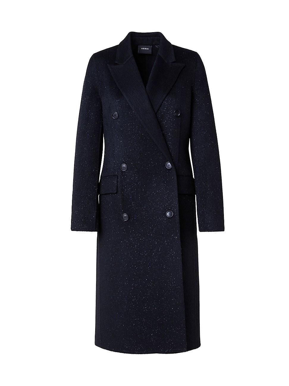 Womens Wool-Cashmere Double-Breasted Coat product image