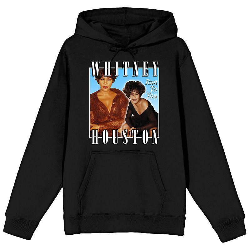 Mens Whitney Houston Run To You Album Graphic Hoodie Product Image