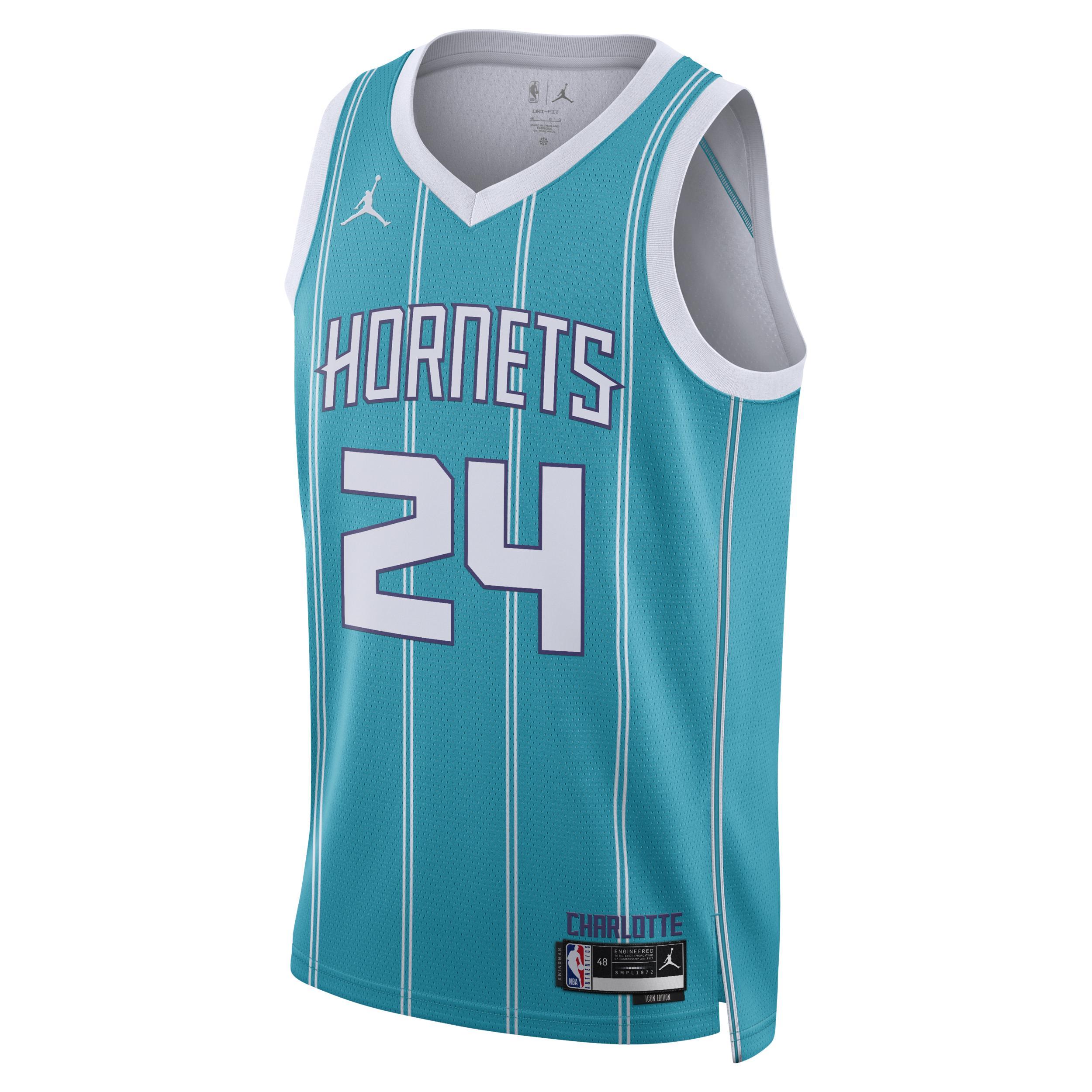 Men's Charlotte Hornets Icon Edition 2022/23 Jordan Dri-FIT NBA Swingman Jersey Product Image