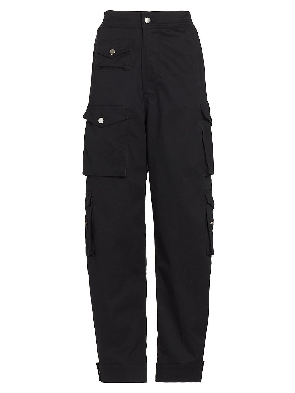 Womens Cargo Cotton Pants Product Image