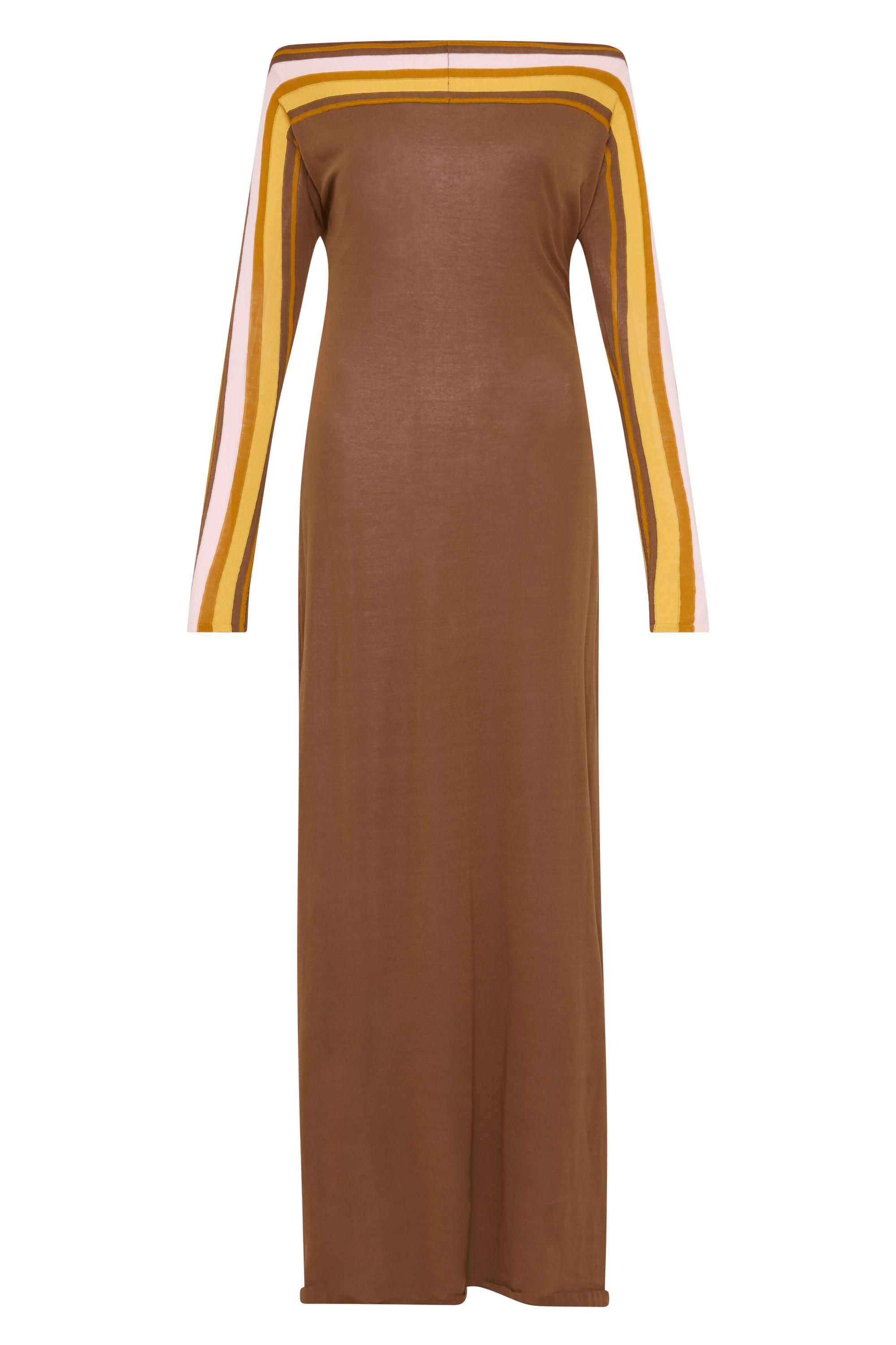 Citara Maxi Dress Cocoa - Final Sale Product Image