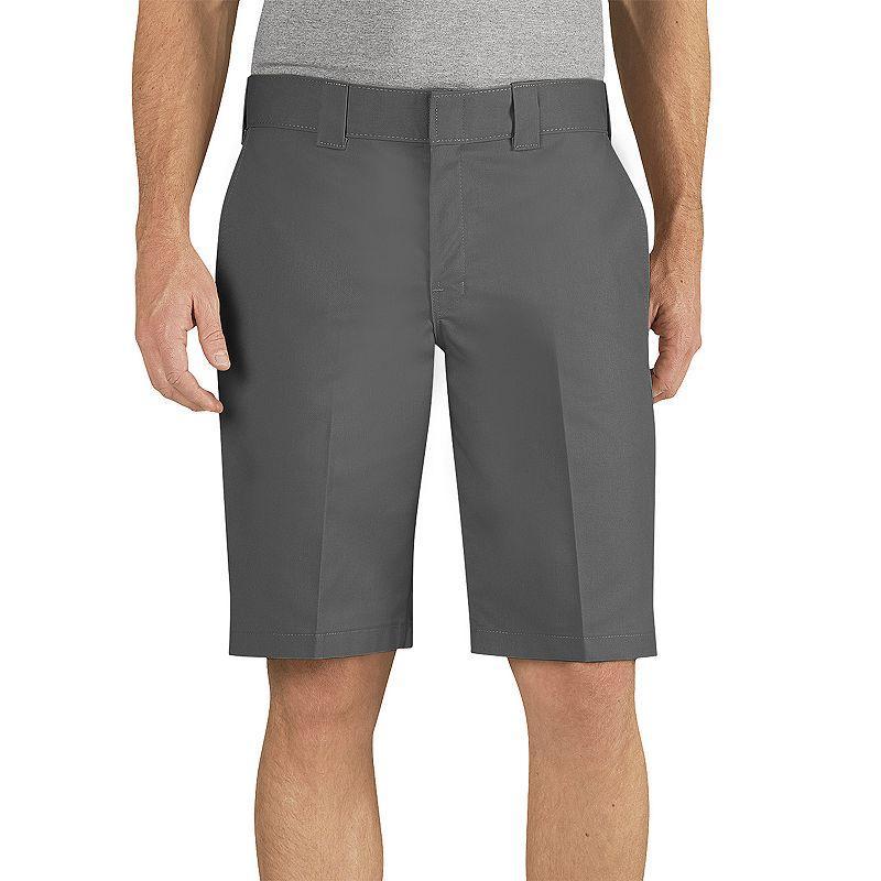 Mens Dickies FLEX Relaxed-Fit Work Shorts Grey Gray Product Image