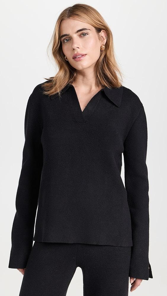 English Factory Polo Collar Knit Sweater | Shopbop Product Image