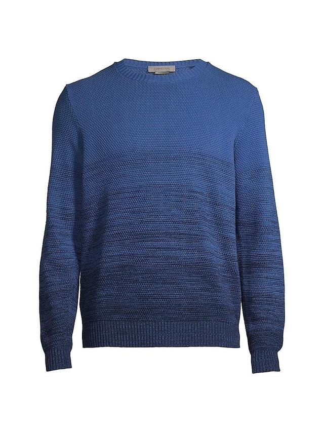 Mens Embossed Cotton Sweater Product Image